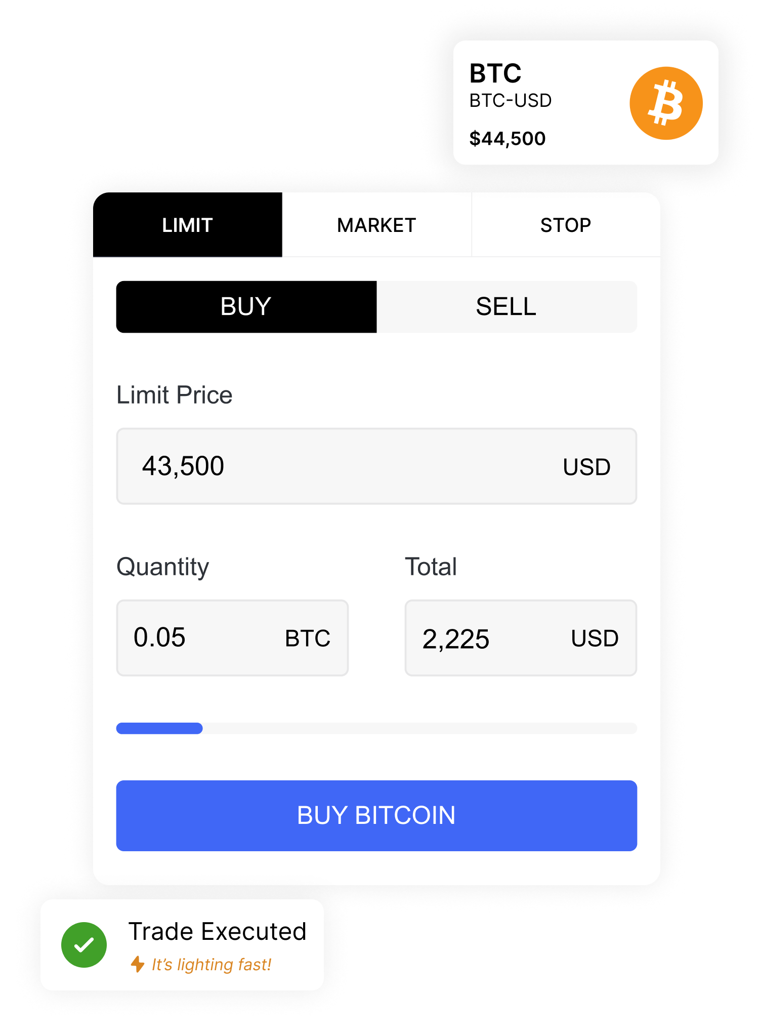 State-of-the-Art Trading Engine & Diverse Order Types